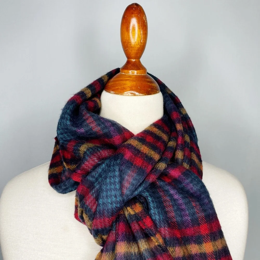 VINTAGE // Christian Dior Tartan Scarf